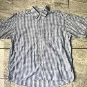 Men's Blue Checkered Shirt